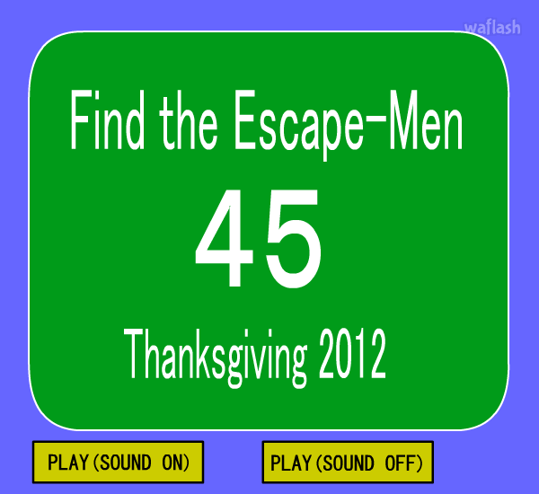 Find the Escape-Men 45: Thanksgiving 2012 게임 화면 1