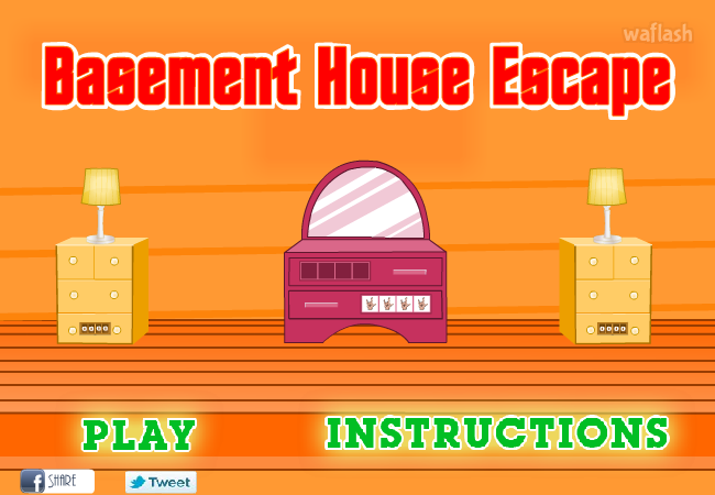 123bee Basement House Escape 게임 화면 1