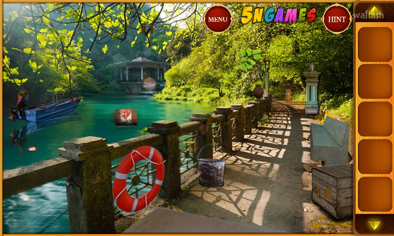 5nGames 어밴던드 맨션 트레저 이스케이프 게임 화면 2