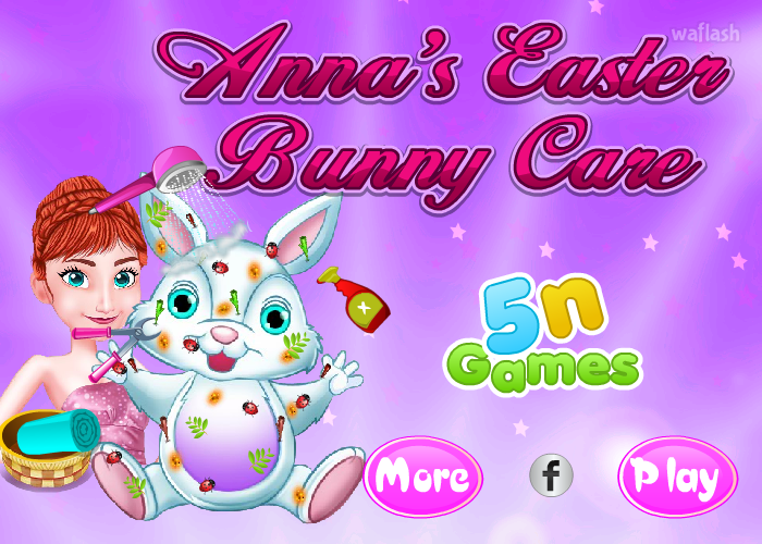 안나 이스터 버니 케어 (Anna's Easter Bunny Care) 게임 화면 1
