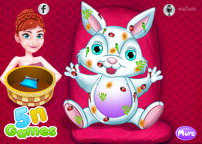 안나 이스터 버니 케어 (Anna's Easter Bunny Care) 게임 화면 2