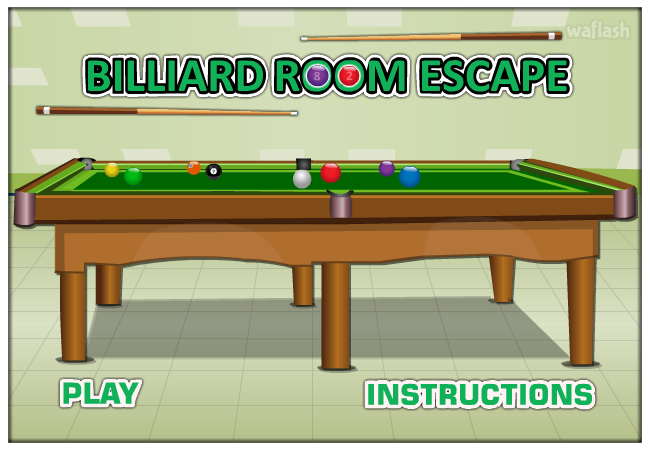 123bee Billiard Room Escape 게임 화면 1