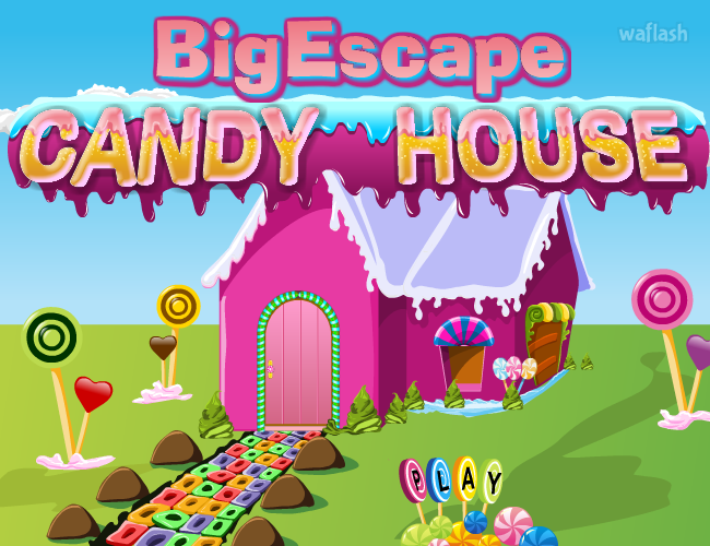 BIG 캔디 하우스 탈출 (BigEscape Candy House) 게임 화면 1