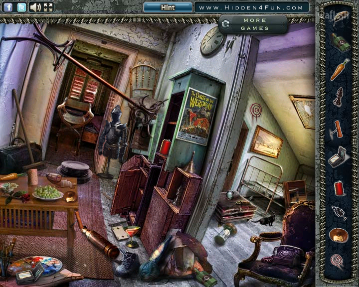 Hidden4fun 숨은그림찾기 House of Evil 게임 화면 2