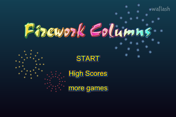 파이어워크 컬럼스 (Firework Columns) 게임 화면 1
