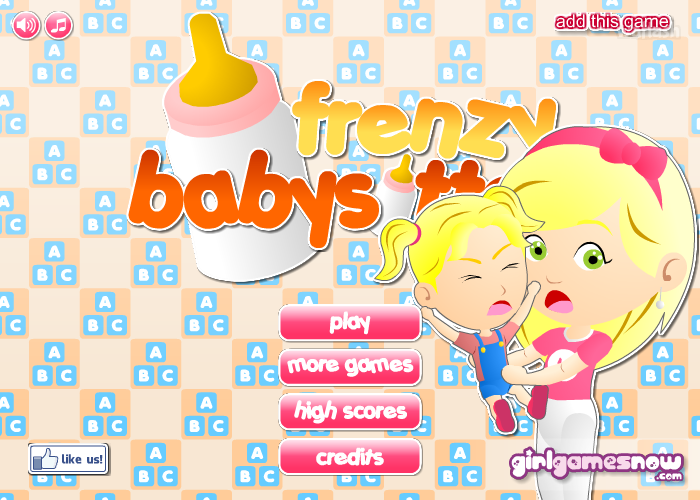 프렌지 베이비시터 (Frenzy Babysitter) 게임 화면 1