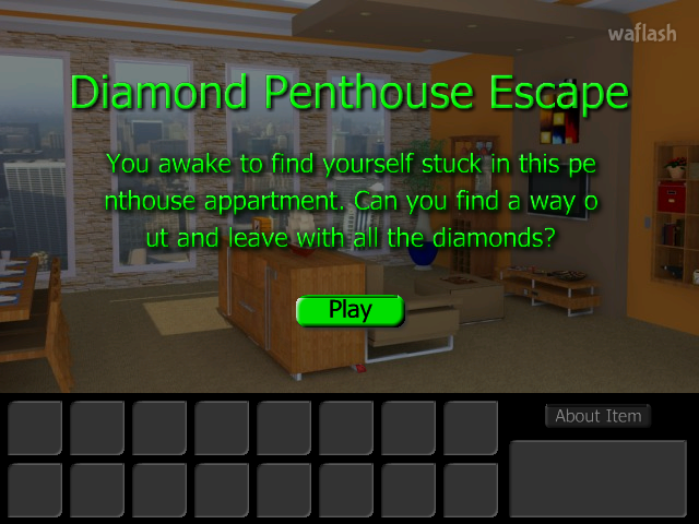 TeraLumina 다이아몬드 펜트하우스 이스케이프 (Diamond Penthouse Escape) 게임 화면 1