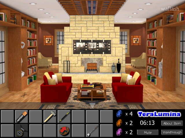 TeraLumina 사파이어 방 탈출 (Sapphire Room Escape) 게임 화면 2