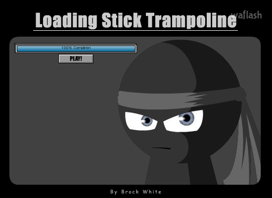 스틱 트램폴린 (Stick Trampoline) 게임 화면 1