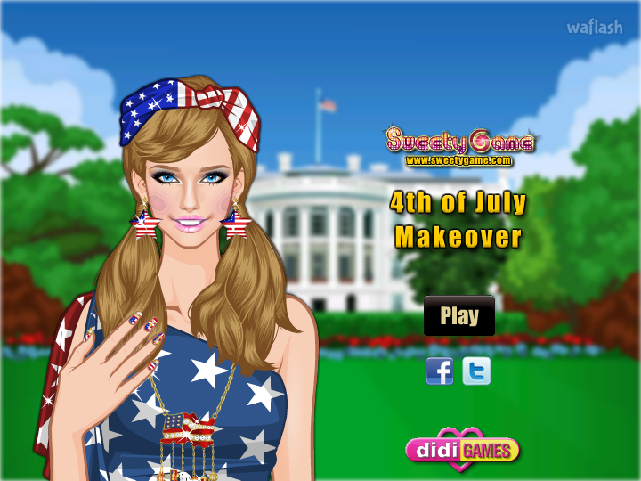 4th of July Makeover 게임 화면 1