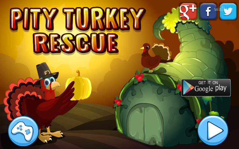 MIRCHI 불쌍한 칠면조 구출 (Pity Turkey Rescue) 게임 화면 1