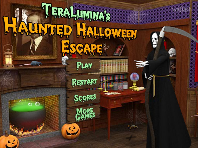 TeraLumina's Haunted Halloween Escape 게임 화면 1