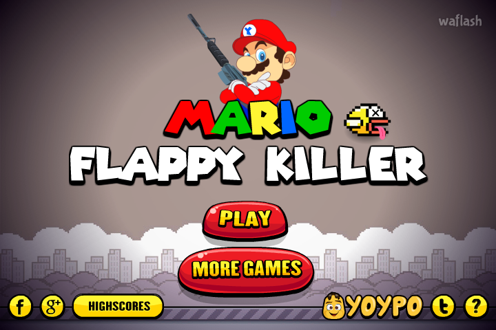 마리오 플래피 킬러 (Mario Flappy Killer) 게임 화면 1