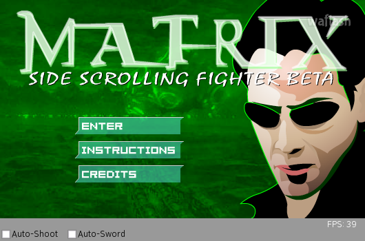 매트릭스 베타 (Matrix: Side Scrolling Fighter Beta) 게임 화면 1