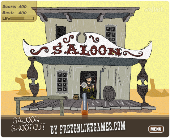 살롱 슛아웃 (Saloon Shootout) 게임 화면 2
