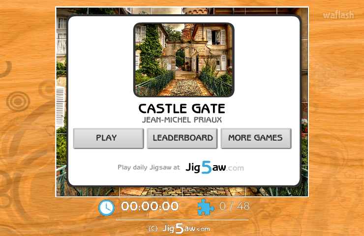 직소퍼즐 Castle Gate 게임 화면 1