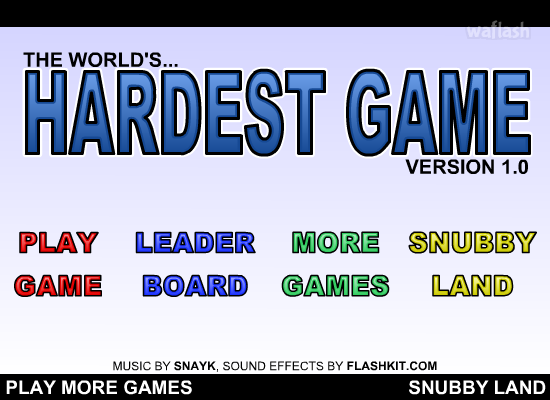 세상에서 가장 어려운 게임 1 - The Worlds Hardest Game 1 게임 화면 2