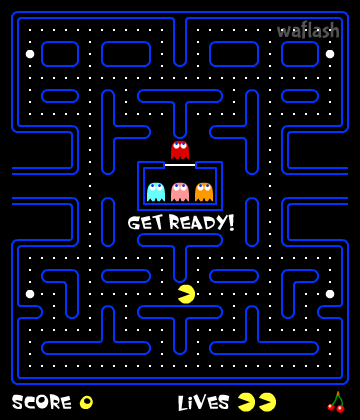 팩맨 (Pacman) 게임 화면 1