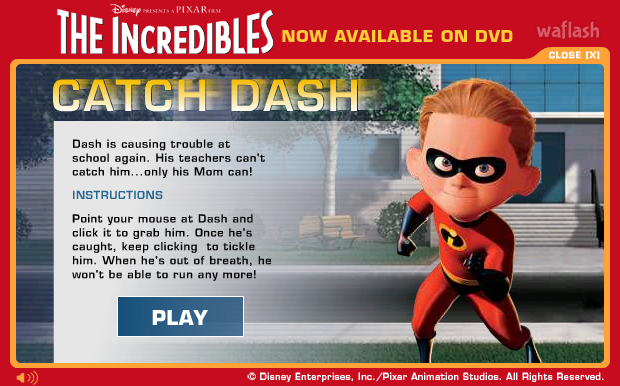 더 인크레더블 캐치 대시 (The Incredibles Catch Dash) 게임 화면 1