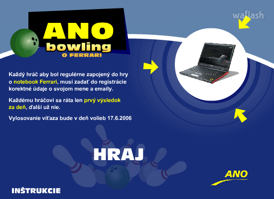 Ano Bowling 게임 화면 1
