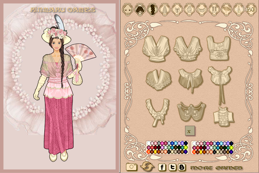 벨 에포크 코스튬 크리에이터 (Belle Epoque Costume Creator) 게임 화면 2
