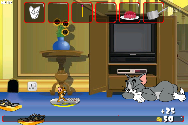 톰과제리 Mouse About The House 게임 화면 2