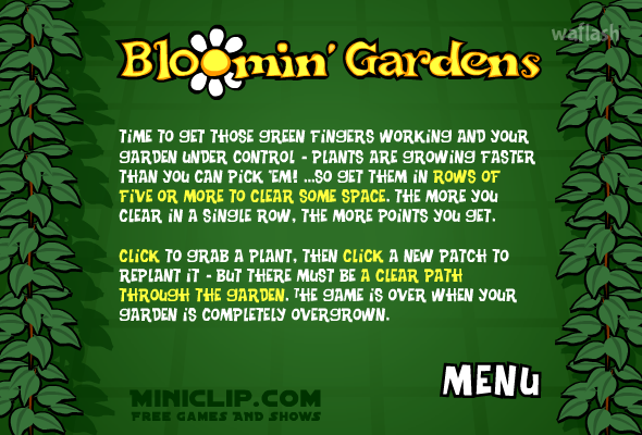 Bloomin Gardens - MINICLIP 게임 화면 1