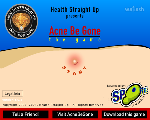 여드름짜기 Acne Be Gone The Game 게임 화면 1