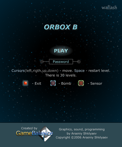 ORBOX B 게임 화면 1