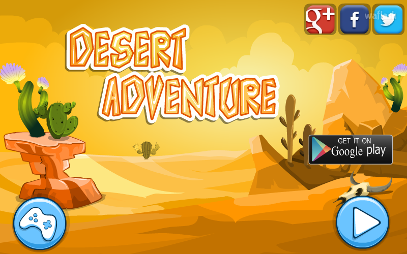 MIRCHI 사막 어드벤처 (Desert Adventure) 게임 화면 1