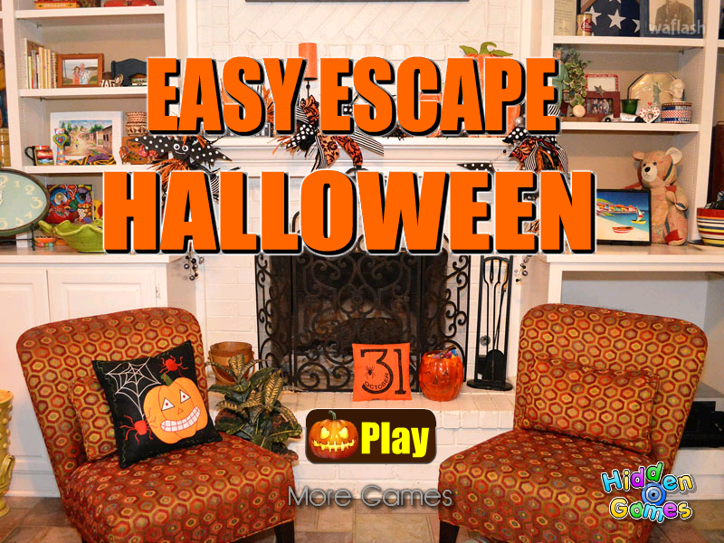 이지 이스케이프 할로윈 (HiddenOGames Easy Escape Halloween) 게임 화면 1