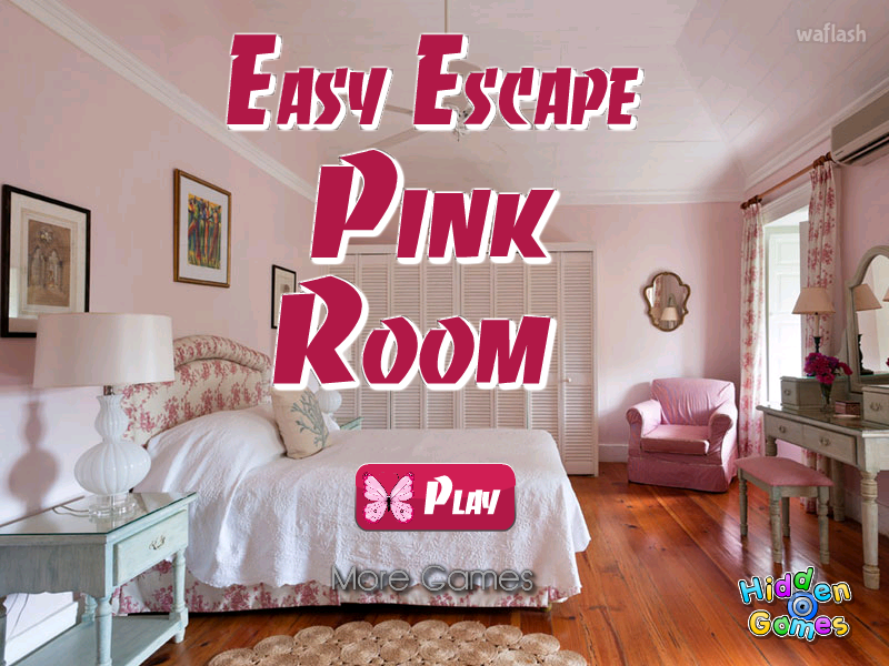 이지 이스케이프 핑크룸 탈출 (HiddenOGames Easy Escape Pink Room) 게임 화면 1