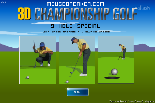 3D 챔피언쉽 골프 (3D Championship Golf) 게임 화면 1