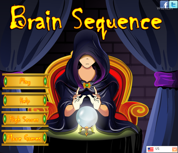 브레인 시퀀스 (Brain Sequence) 게임 화면 1