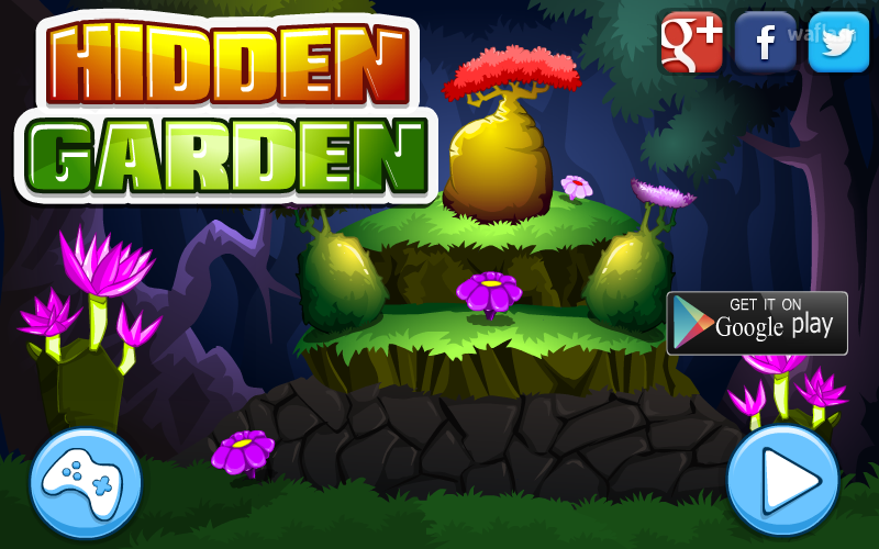 MIRCHI 숨겨진 정원 탈출 (Hidden Garden) 게임 화면 1