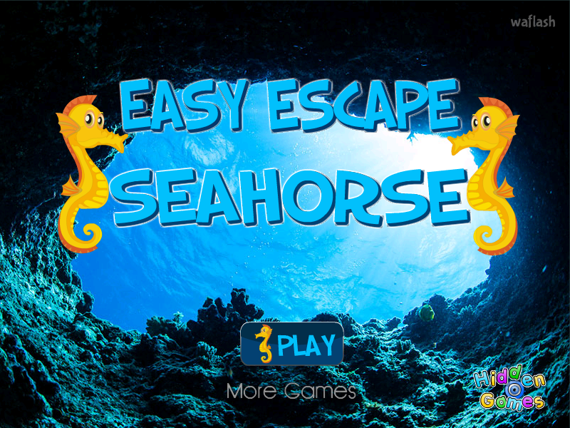 이지 이스케이프 씨호스 (HiddenOGames Easy Escape Seahorse) 게임 화면 1