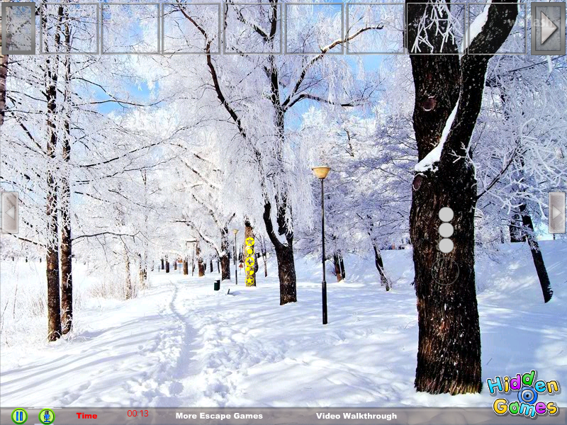 이지 이스케이프 스노우랜드 (HiddenOGames Easy Escape Snowland) 게임 화면 2