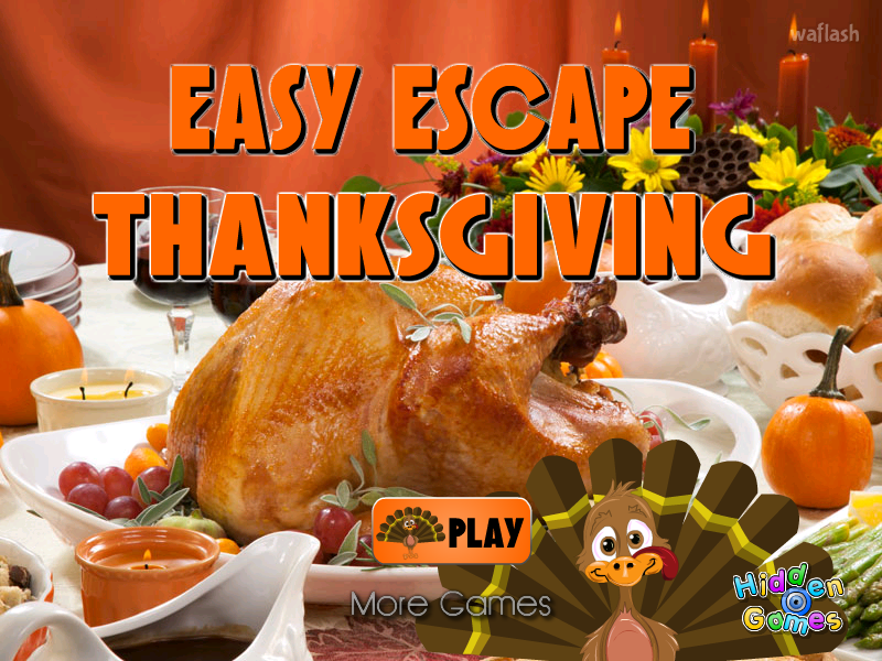 이지 이스케이프 추수감사절 (HiddenOGames Easy Escape Thanksgiving) 게임 화면 1