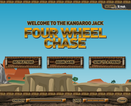 포 휠 체이스 (Four Wheel Chase) 게임 화면 1