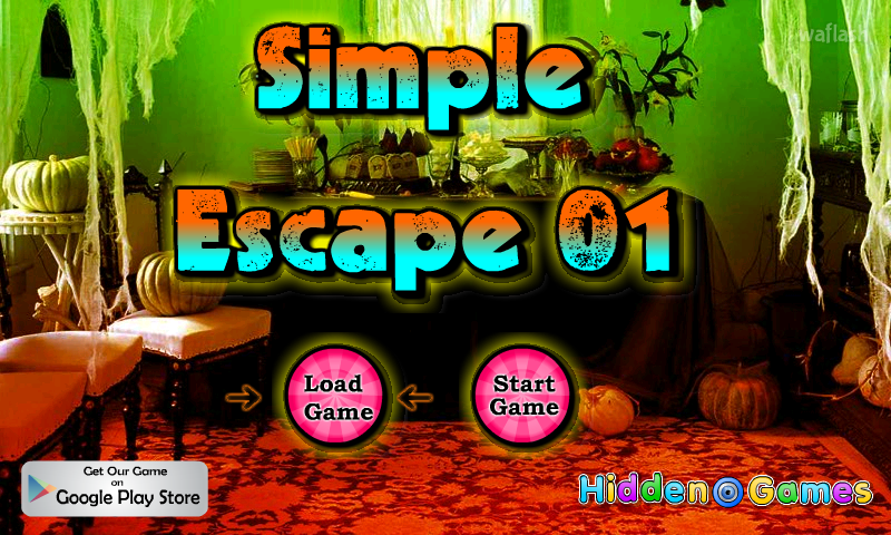 심플 이스케이프 01 (HiddenOGames Simple Escape 01) 게임 화면 1
