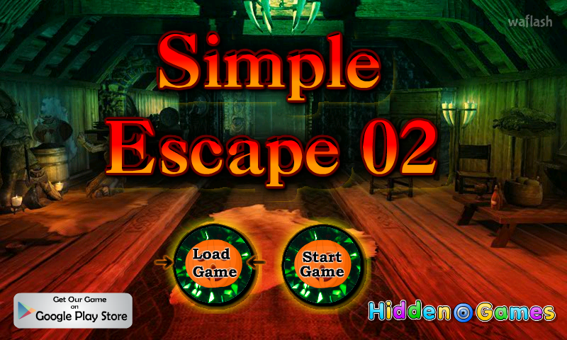 심플 이스케이프 02 (HiddenOGames Simple Escape 02) 게임 화면 1