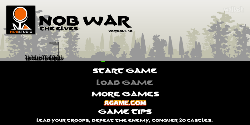 Nob War The Elves (놉 워 디 엘브스) 게임 화면 1