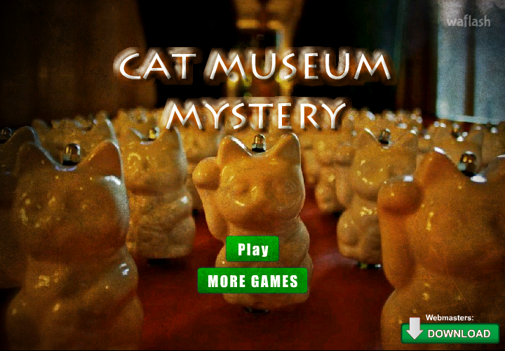 FreeRoomEscape 캣 뮤지엄 미스터리 게임 화면 1