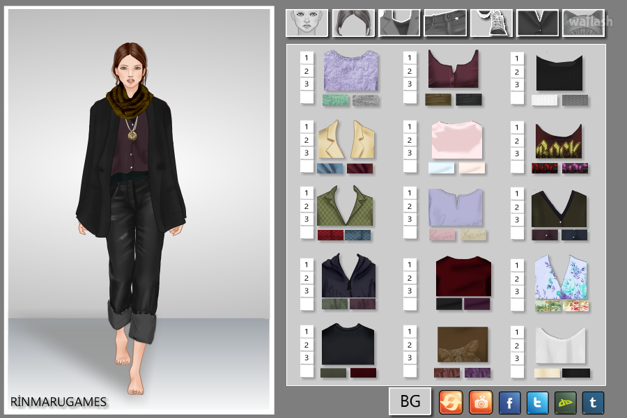 린마루게임즈 - Winter Casuals Dress Up 게임 화면 2
