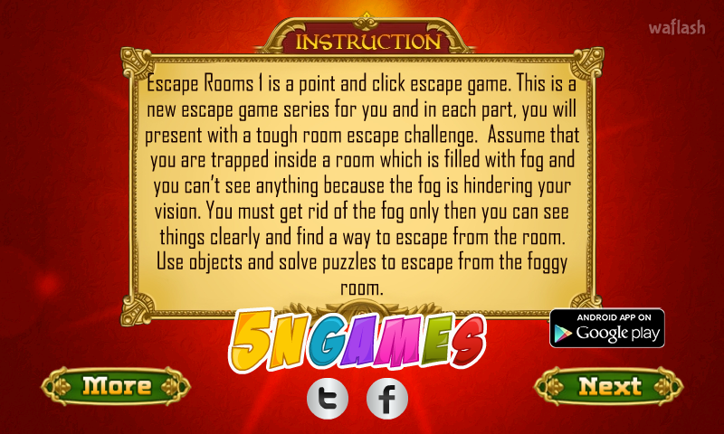 이스케이프 룸스 1 (5nGames Escape Rooms 1) 게임 화면 1