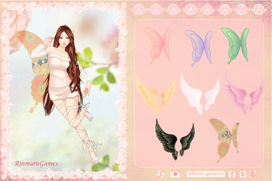 린마루게임즈 - 스프링 페어리 드레스업 (Spring Fairy Dress Up) 게임 화면 2