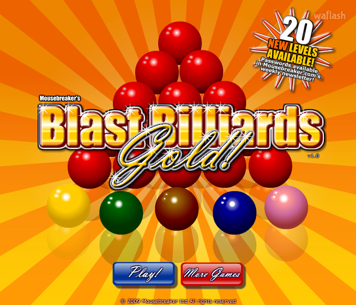 블라스트 빌리어즈 골드 (Blast Billiards Gold) 게임 화면 1