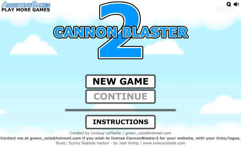 캐논 블라스터 2 (Cannon Blaster 2) 게임 화면 1