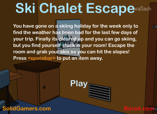 스키 샬레 탈출 (Ski Chalet Escape) 게임 화면 1