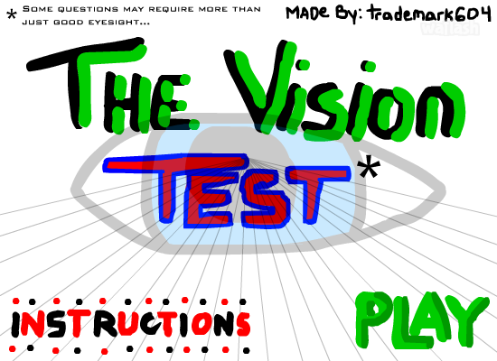 더 비전 테스트 (The Vision Test) 게임 화면 1